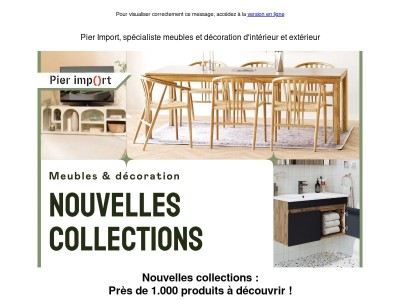⚡Arrivage de nouveautés chez Pier Import !