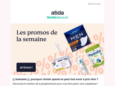 🔥 Jusqu'à -20% : Les promos de la semaine sont là !
