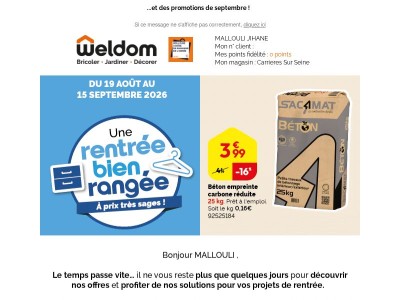 ⏳ Plus que quelques jours pour profiter de notre catalogue
