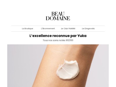 Tous nos soins notés 100/100 sur Yuka