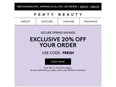 You miss us, we miss you 🩷 Here’s 20% off