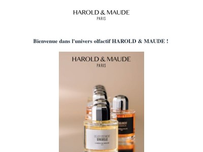 Bienvenue dans l'univers olfactif HAROLD & MAUDE !