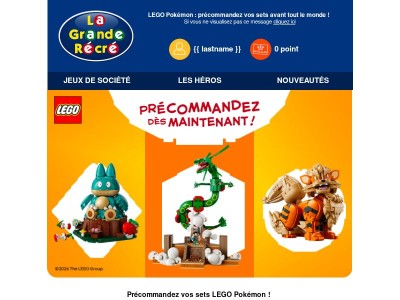 LEGO Pokémon : précommandez vos sets avant tout le monde ! ✨