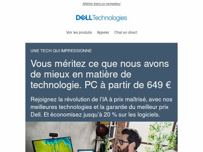 Découvrez nos meilleures technologies | Une tech qui impressionne