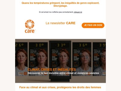 NEWSLETTER | Climat et violences sexistes : le lien invisible