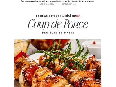 Découvrez 5 recettes de brochettes pour briller au barbecue 🥩 | Adoptez 3 astuces naturelles pour éloigner les moucherons 🥕