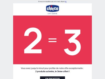 ⏰ Jusqu'à minuit : 1 produit offert