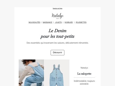 Le denim qu’ils vont adorer 💙