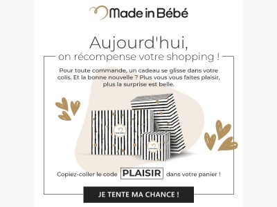 Plus votre panier est grand, plus le cadeau est beau !