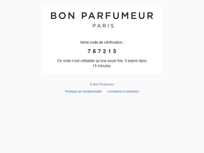 Votre code est : 787215