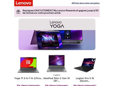 Nouveaux choix personnalisés rien que pour vous !