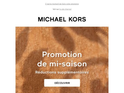 Promotion de mi-saison : réductions supplémentaires !