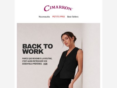 BACK TO WORK