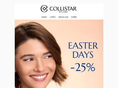 💫 EASTER DAYS : -25 % de réduction