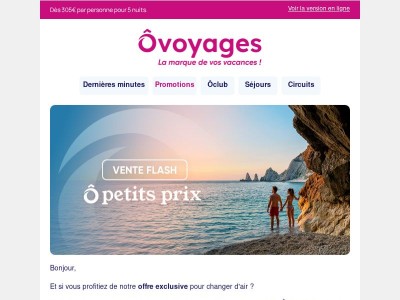 Vente Flash : Ô petits prix pour voir grand ☀️