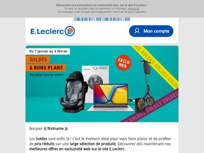 SOLDES : Top départ ! 🔥