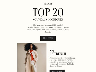 Nos 20 nouveaux iconiques