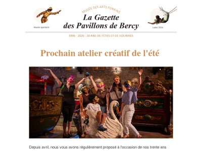 Atelier créatif, travaux de toitures et soirée d'anniversaire : vaste programme estival !
