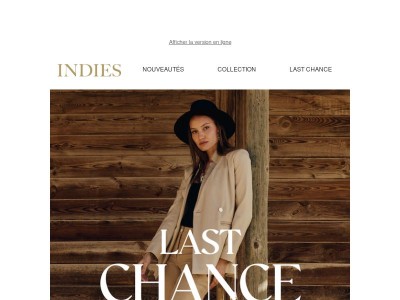 LAST CHANCE | Dernières heures