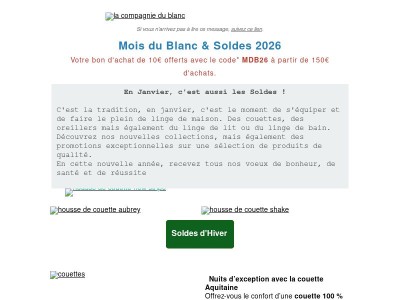 Soldes ❄️, -30% sur la sélection ✨​