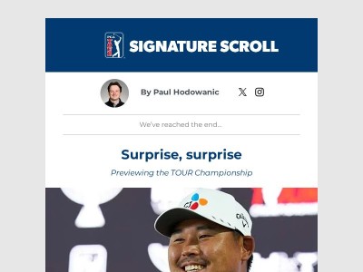 Signature Scroll: Top surprises of season + TOUR Championship is changing