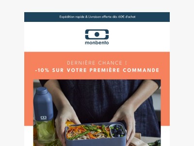 Dernière chance ⏰ -10% sur votre première commande !