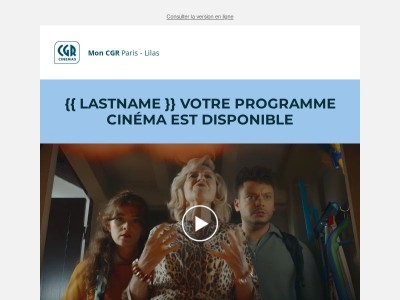 Découvrez la programmation de votre cinéma