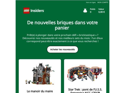 Prêt(e) pour de nouvelles briques, {{ firstname }} ?