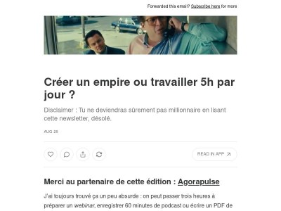Créer un empire ou travailler 5h par jour ?