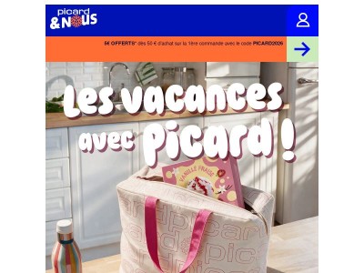 En vacances aussi, comptez sur Picard 😎