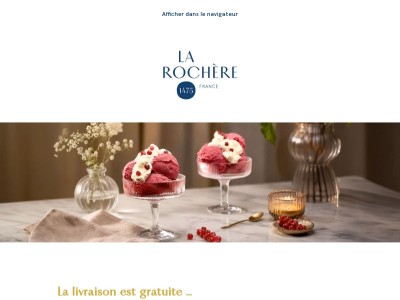 La livraison est gratuite, sans minimum d'achat