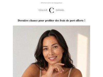 ⏳ Plus que quelques heures pour profiter de la livraison offerte !