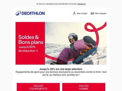 🔴 SOLDES | Jusqu'à -50%