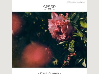 Tissé de roses