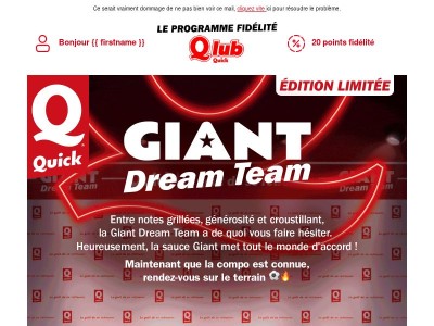 HERE WE GO : la Giant Dream Team est lancée 🔥✅