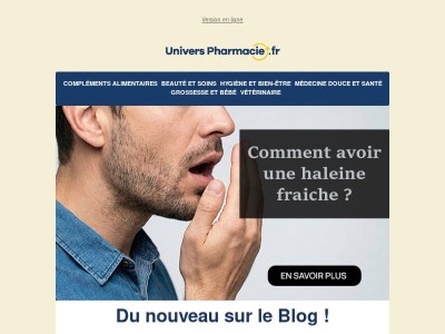 {{ firstname }}, découvrez nos conseils pour bien garder une haleine fraîche ! 🍃✨