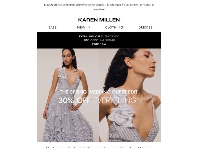 30% off Everything | The Spring Wedding Guest Edit