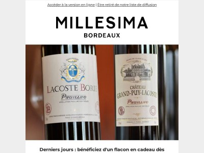 1 cadeau offert dès 300€ d'achats : derniers jours pour en profiter !