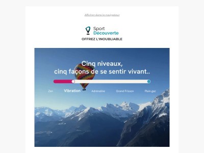 Quel est ton niveau de frisson ?