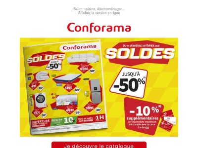 SOLDES : jusqu'à -50% et -10% supp. sur les meubles et déco !