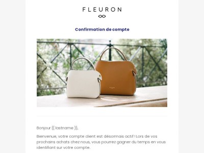 Confirmation du compte client