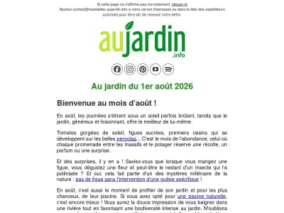 Au jardin du 1er août 2026