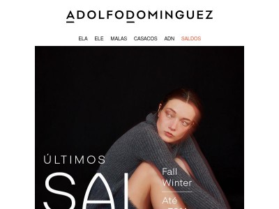 Só até amanhã: Últimos Saldos com até -70%