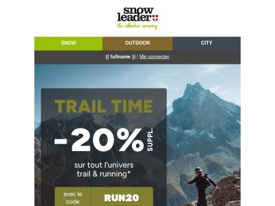 Notre offre trail est toujours en cours !