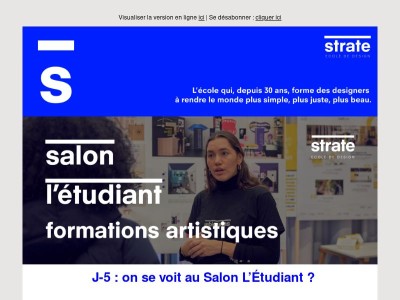 🔵 Rencontrez-nous dans 5 jours au Salon de L'Étudiant !