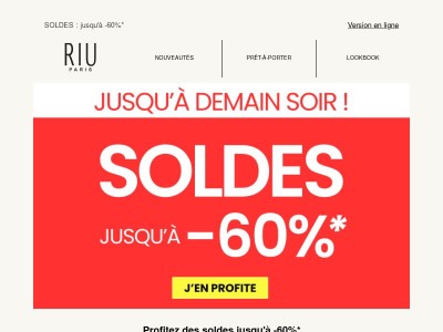 Soldes jusqu'à demain soir pour en profiter 🚨