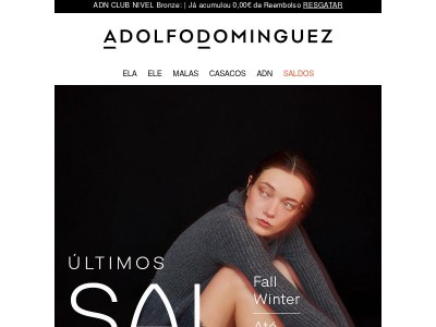 Agora ou nunca: Últimos días de SALDOS com até -70%