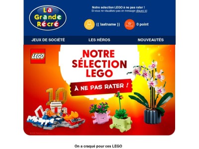 Notre sélection LEGO à ne pas rater ! 😍