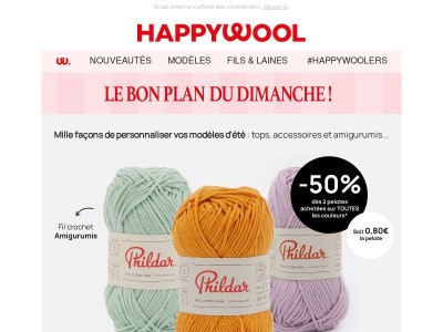 Bon plan du dimanche : -50% Coton Mimi dès 2