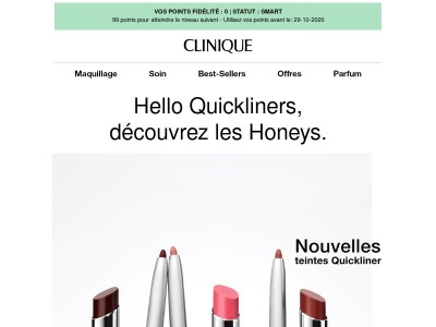 Nouvelles teintes de Quickliner. Un liner pour chaque Honey. 🖤🩷🤎